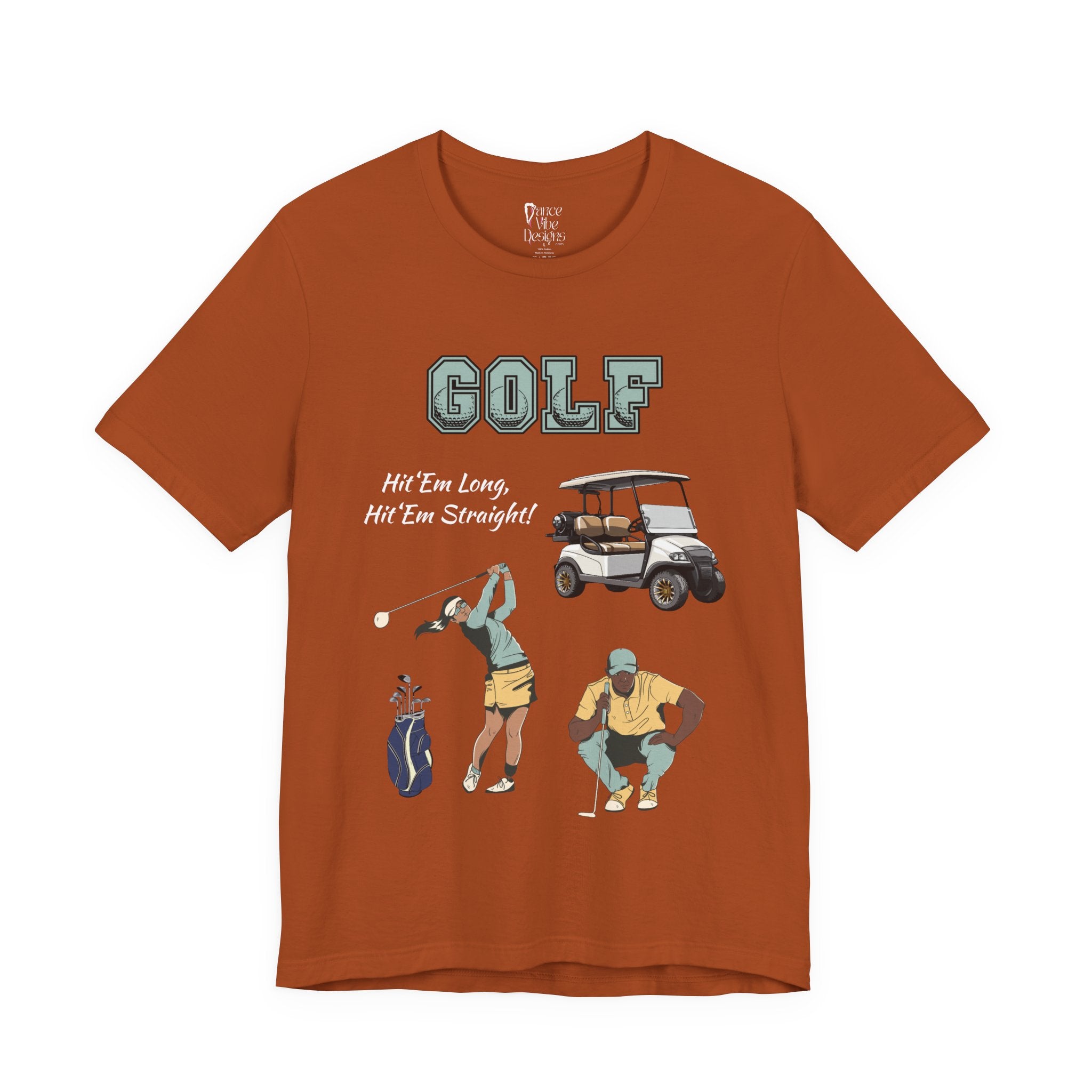 Adult Golf Hit 'Em Long Graphic T-Shirt