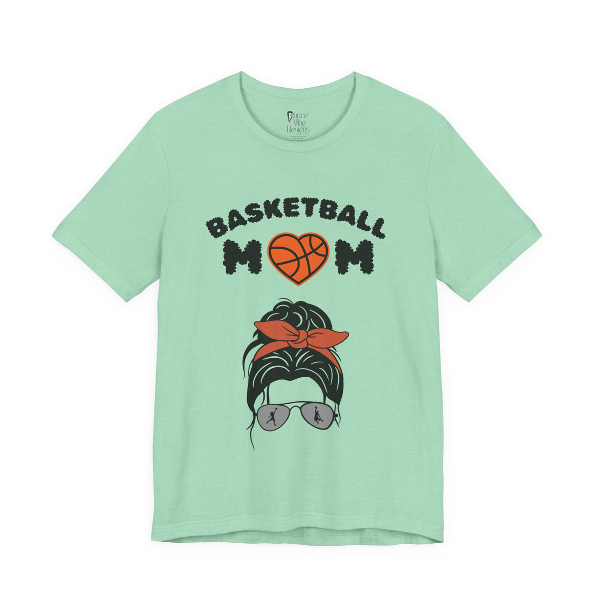 Adult Mom Basketball Graphic T-Shirt