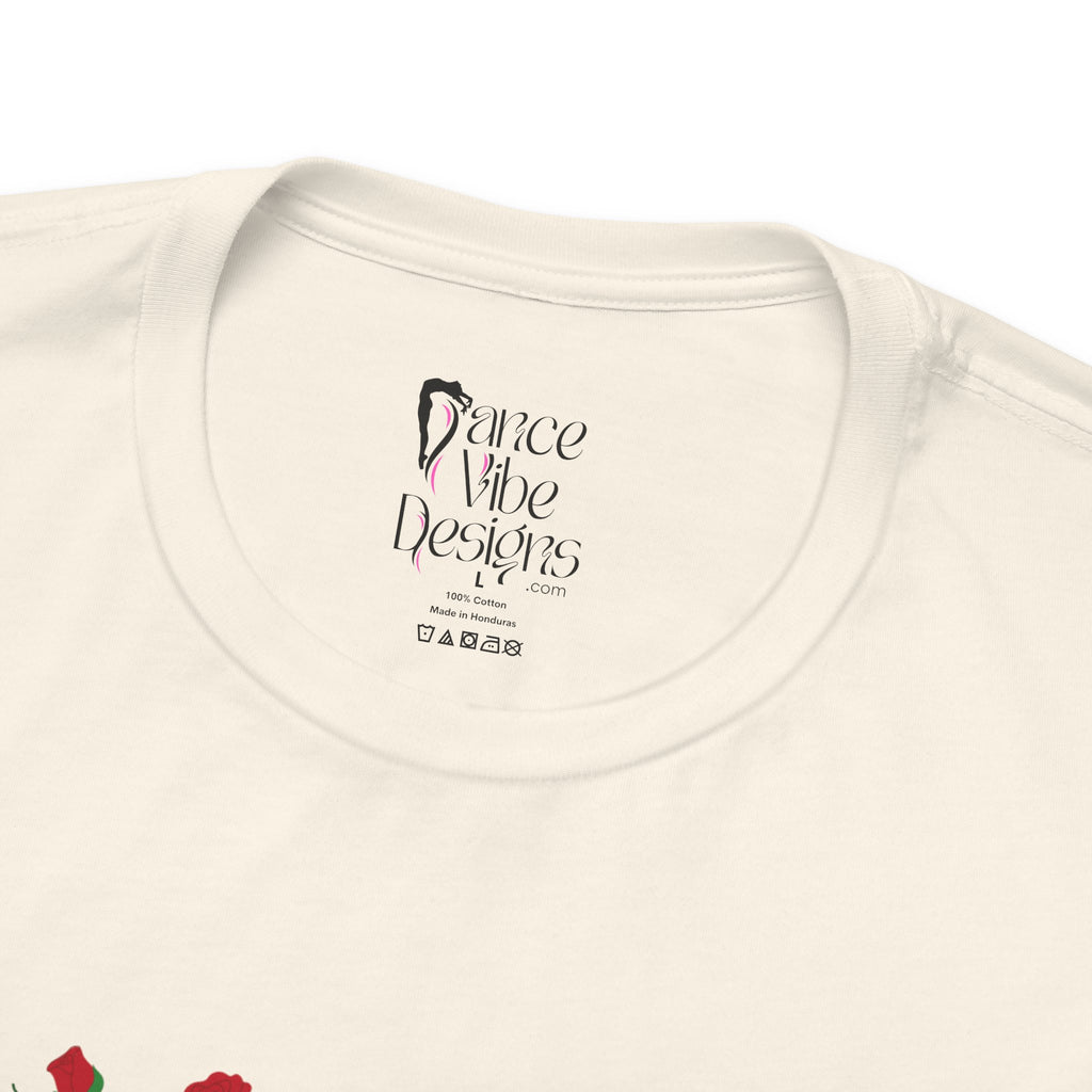 Adult Drama Club Masks Roses Graphic T-Shirt