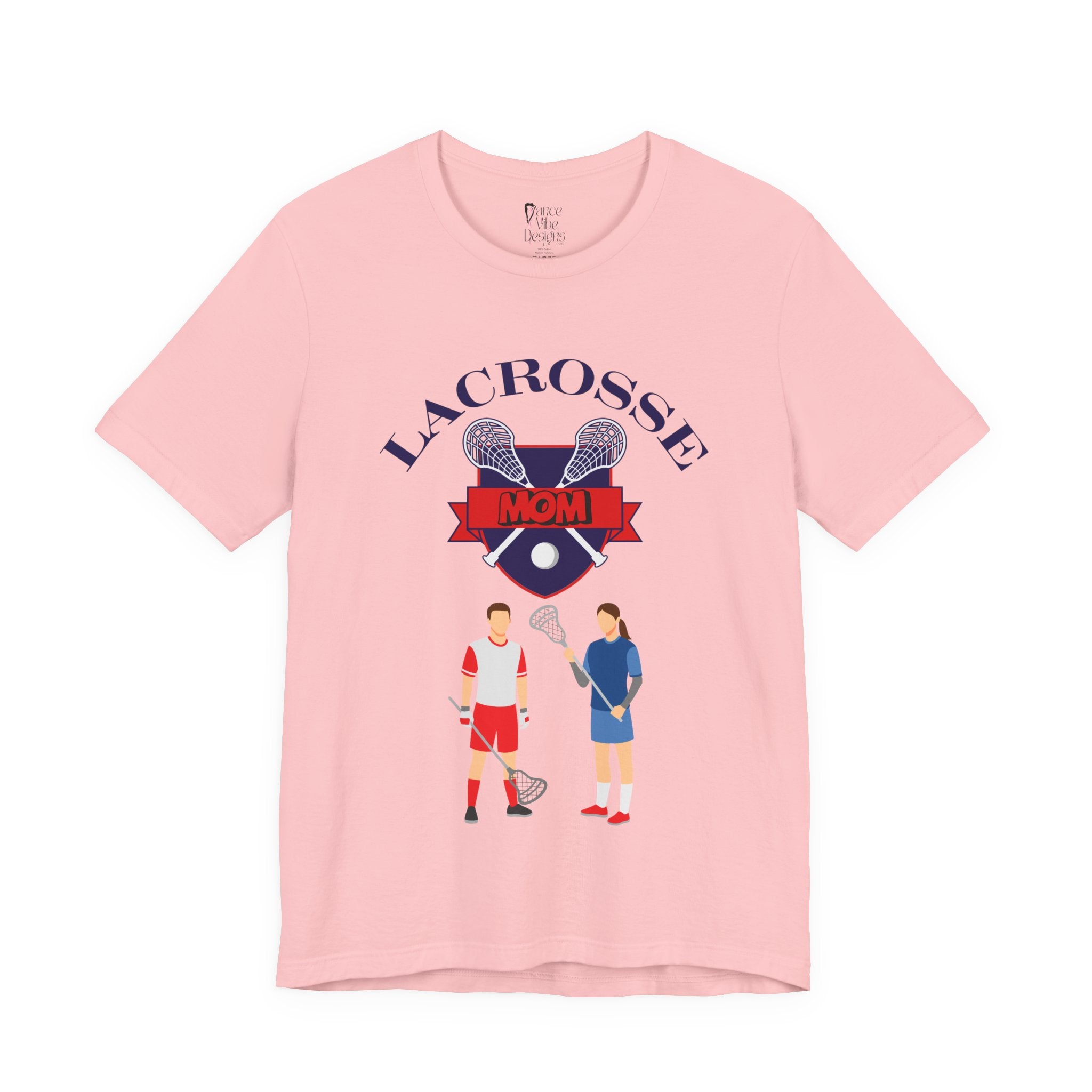 Adult Mom Lacrosse Graphic T-Shirt