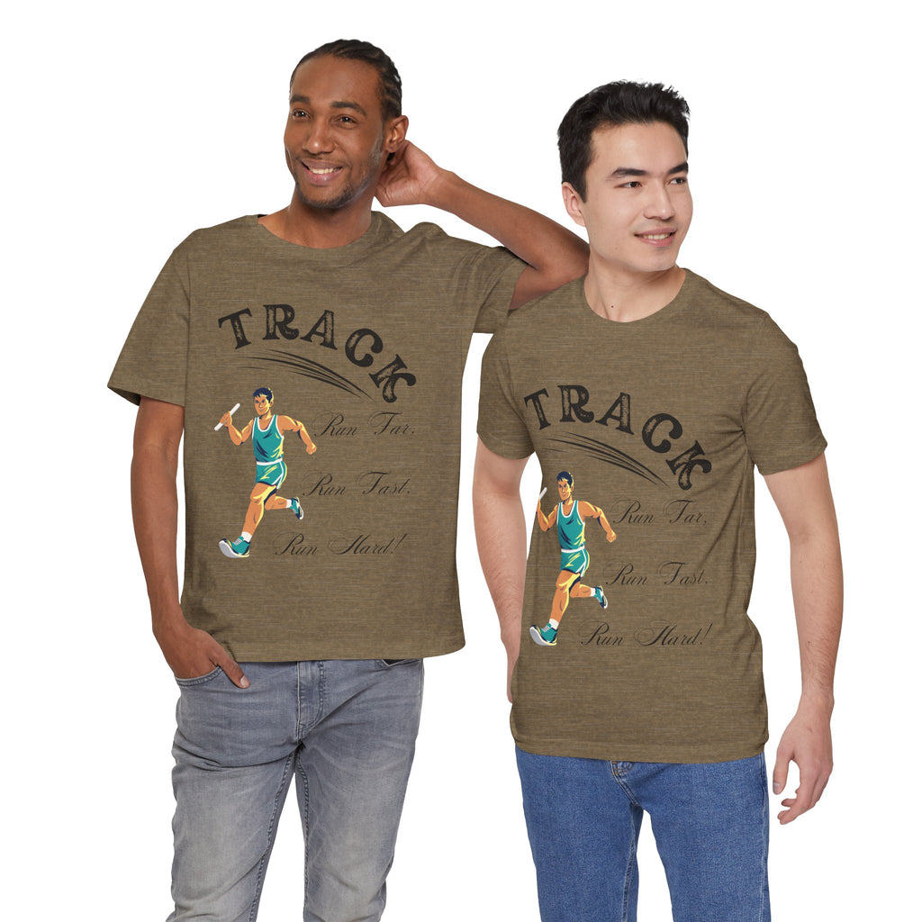 Adult Track Male Graphic T-Shirt