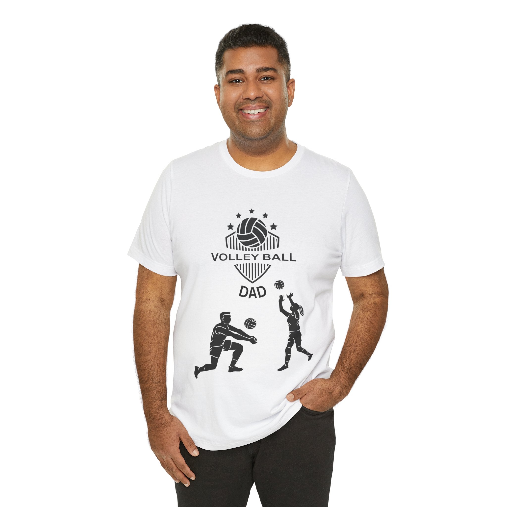Adult Dad Volleyball Graphic T-Shirt