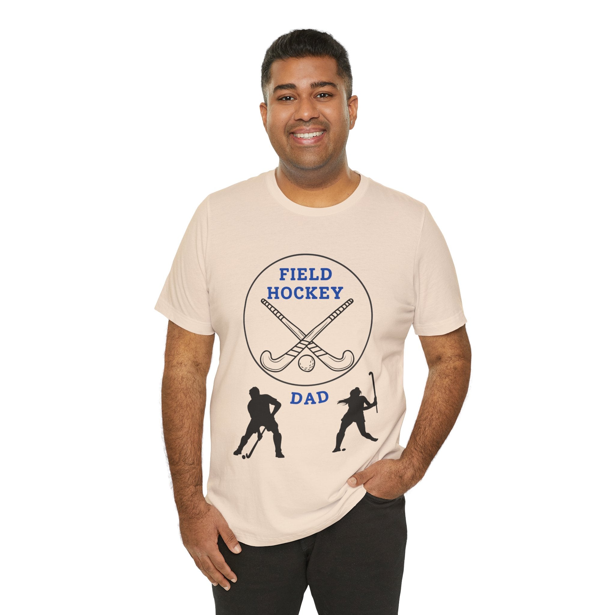 Adult Dad Field Hockey Graphic T-Shirt