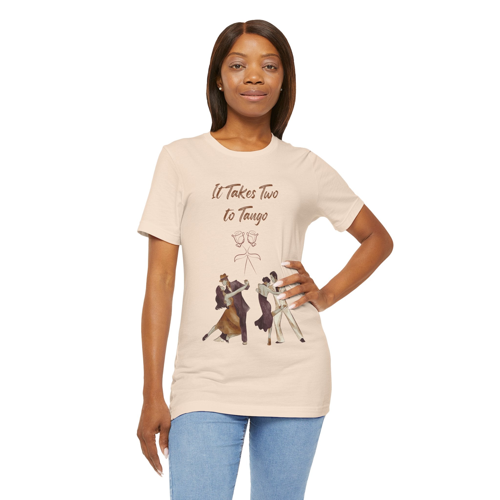 Adult Two to Tango Latin Ballroom Graphic T-Shirt