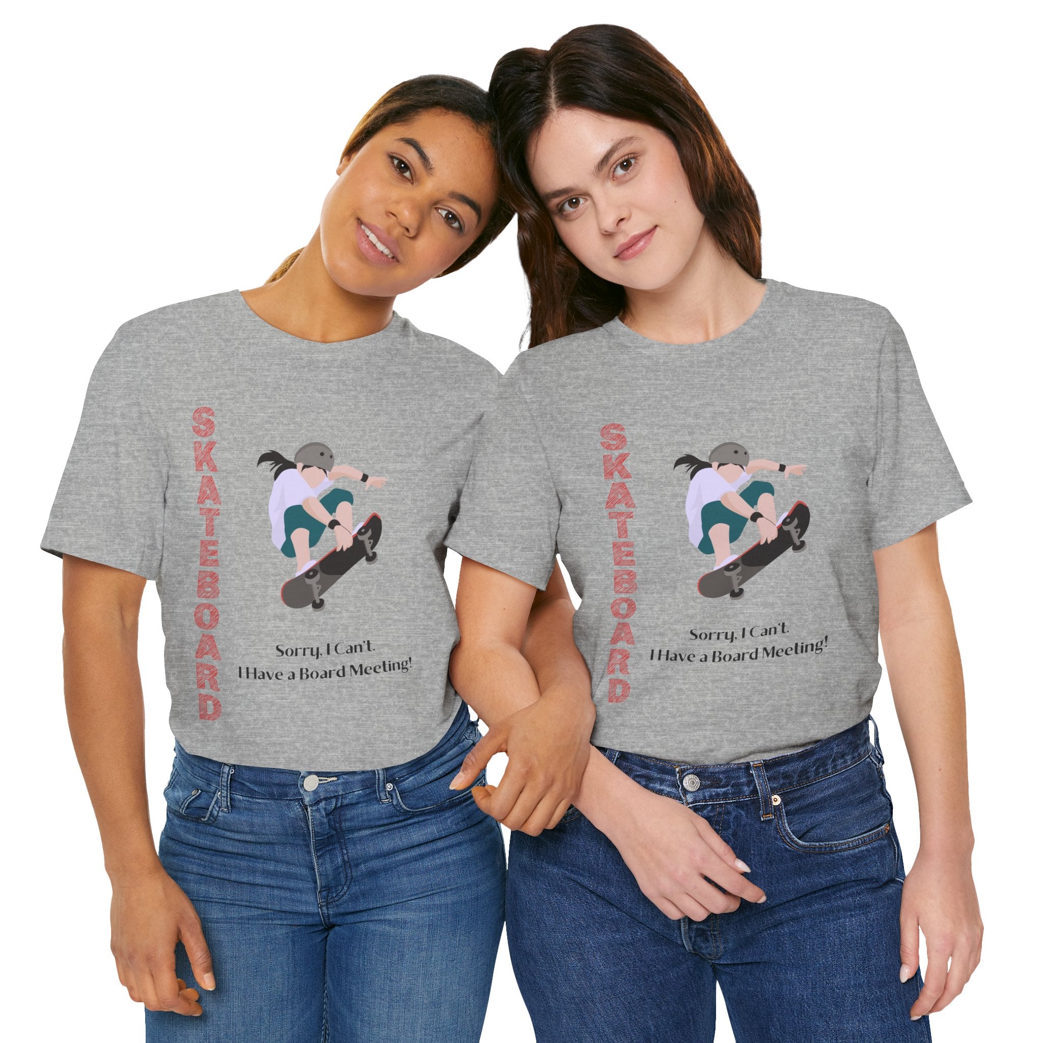 Adult Skateboard Female Graphic T-Shirt