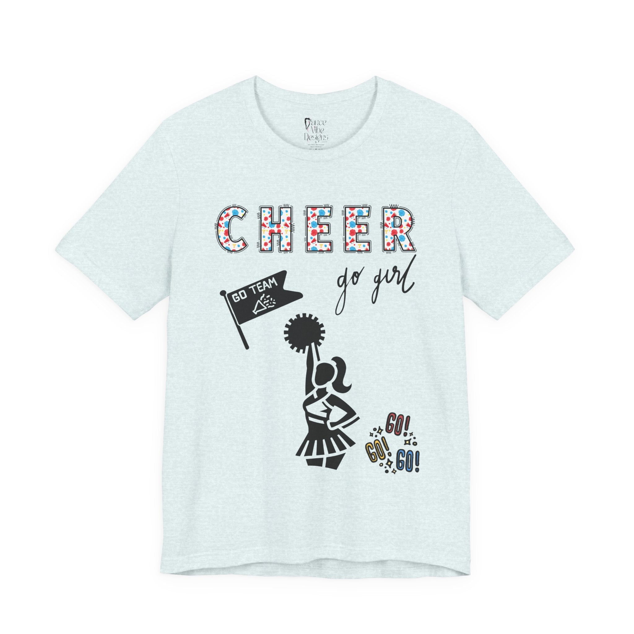 Adult Cheer Go Girl Graphic T-Shirt