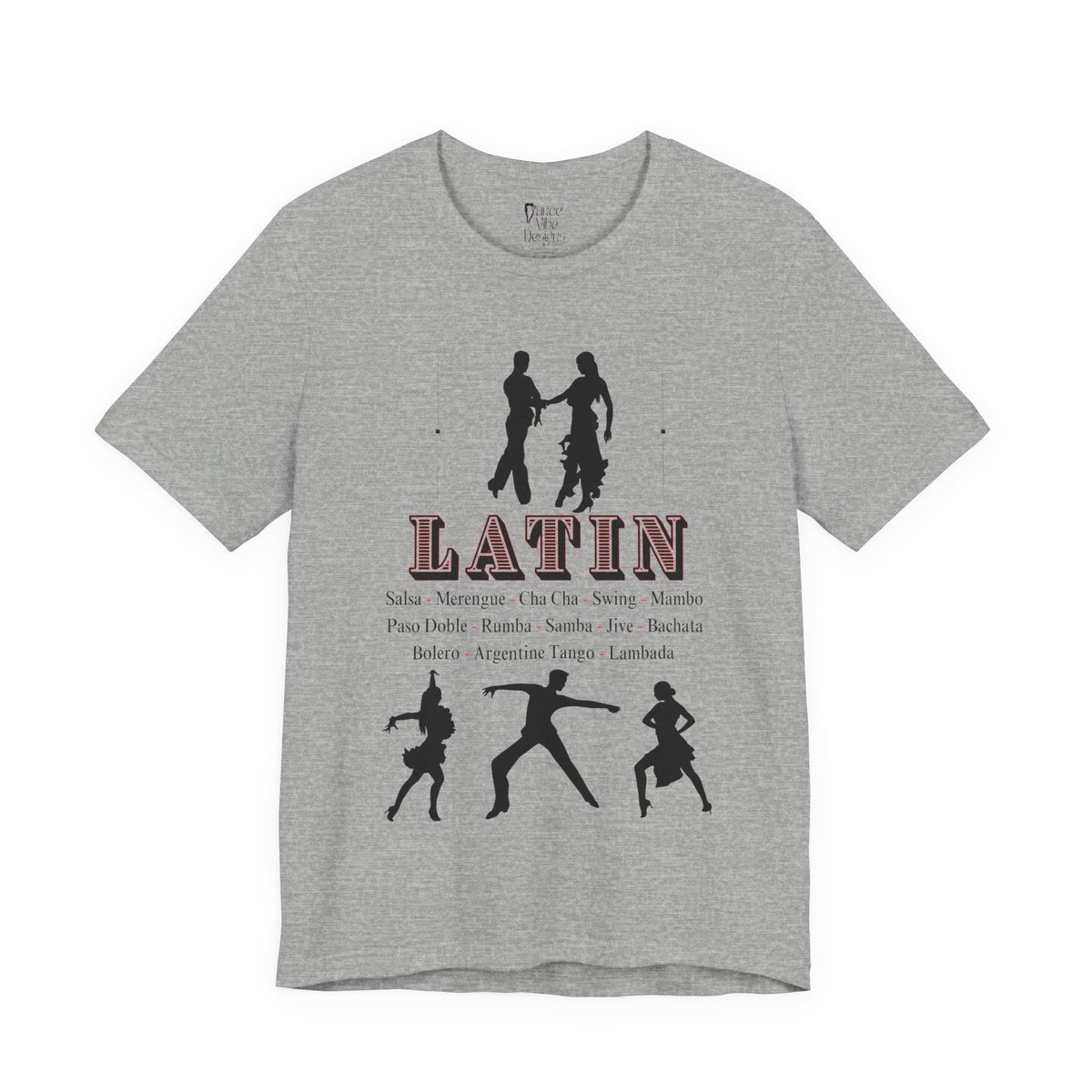 Adult Latin Ballroom Dancers Graphic T-Shirt
