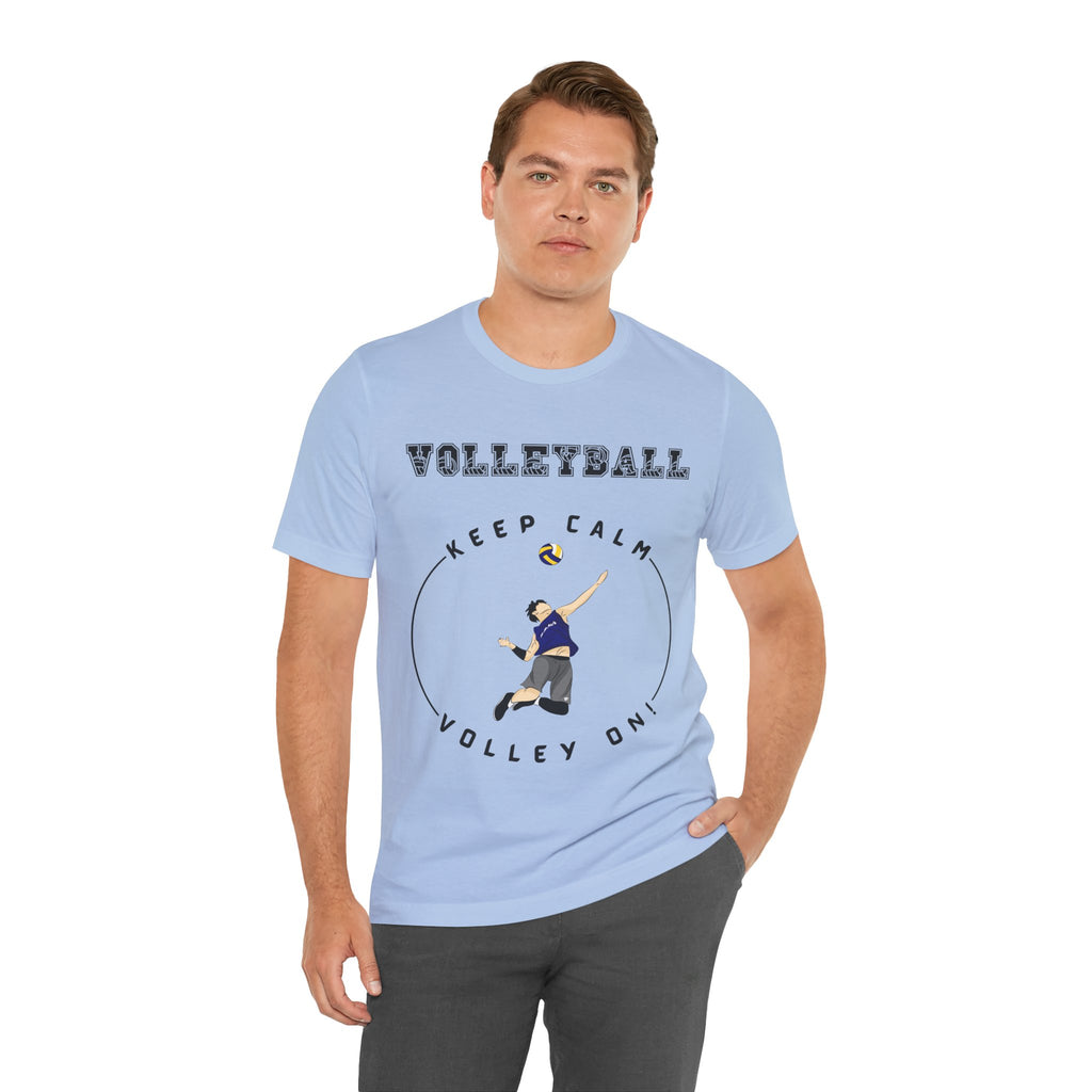 Adult Volleyball Male Graphic T-Shirt