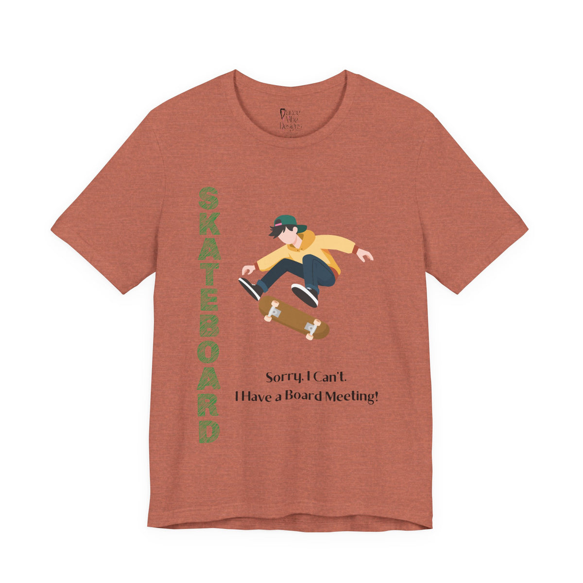 Adult Skateboard Male Graphic T-Shirt