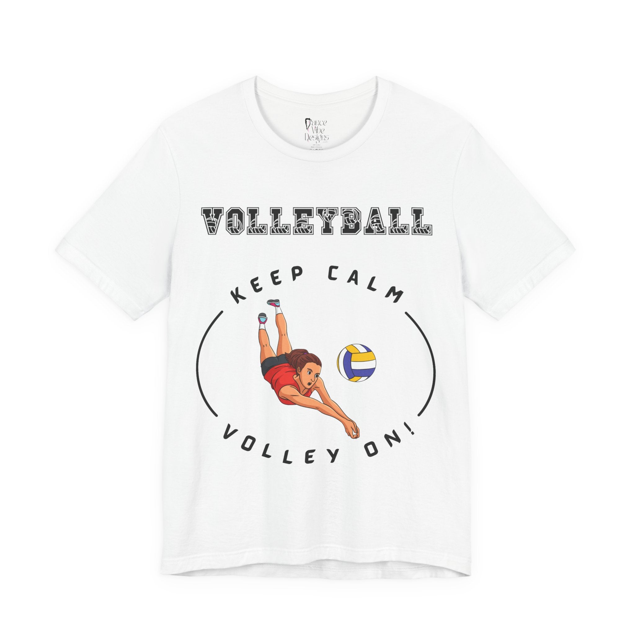 Adult Volleyball Female Graphic T-Shirt