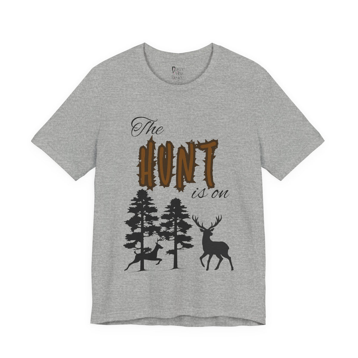 Adult Hunting The Hunt Is On Graphic T-Shirt