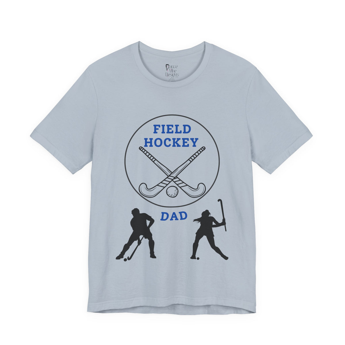 Adult Dad Field Hockey Graphic T-Shirt