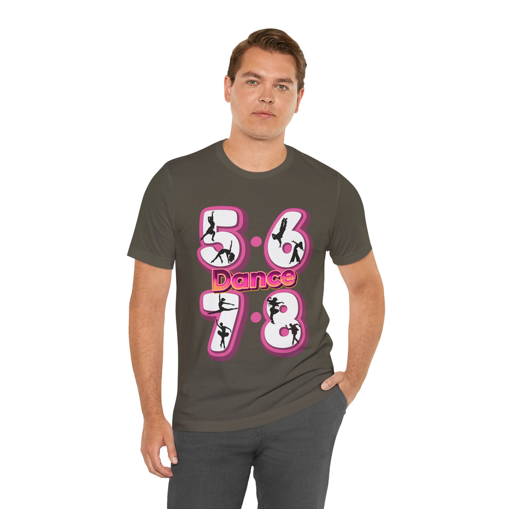 Adult 5 6 7 8 Dance Graphic T-Shirt