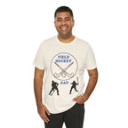 Adult Dad Field Hockey Graphic T-Shirt