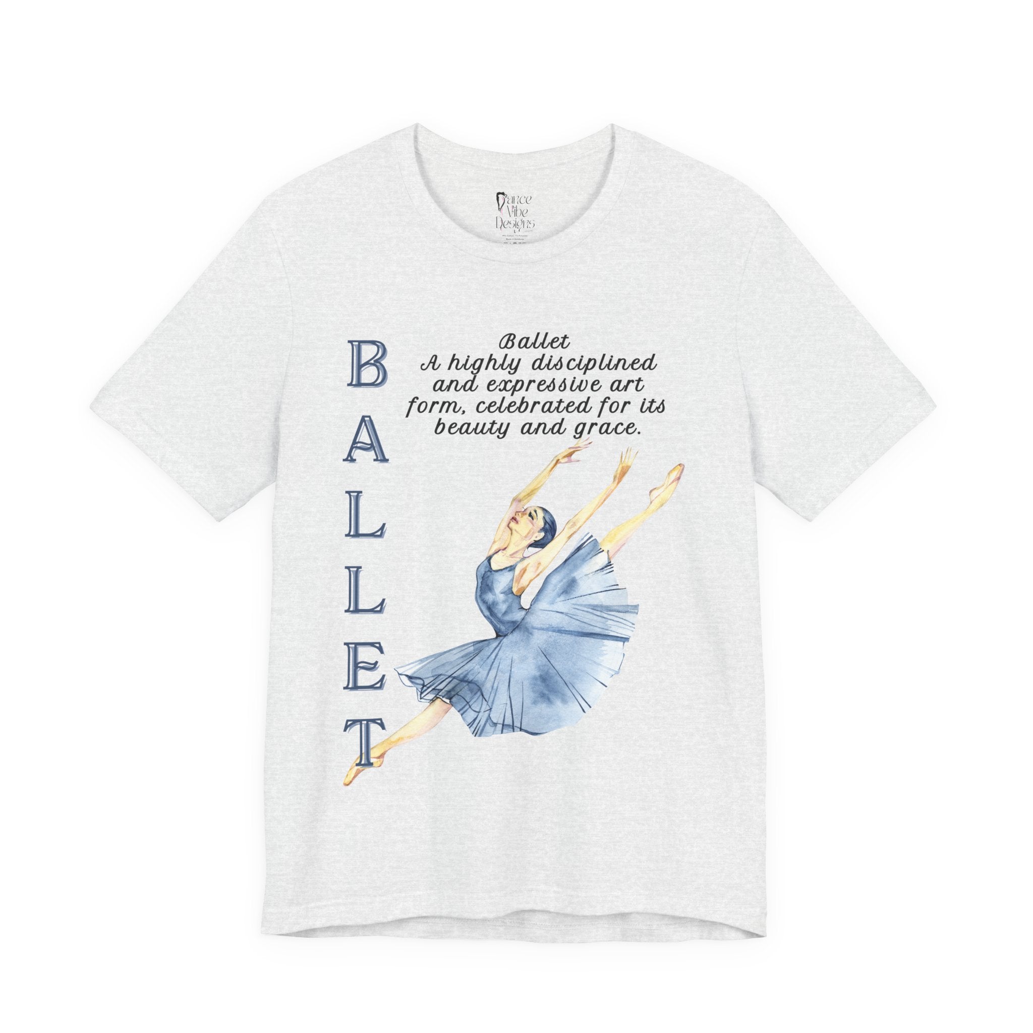 Adult Jete Ballet Pointe Dance Graphic T-Shirt