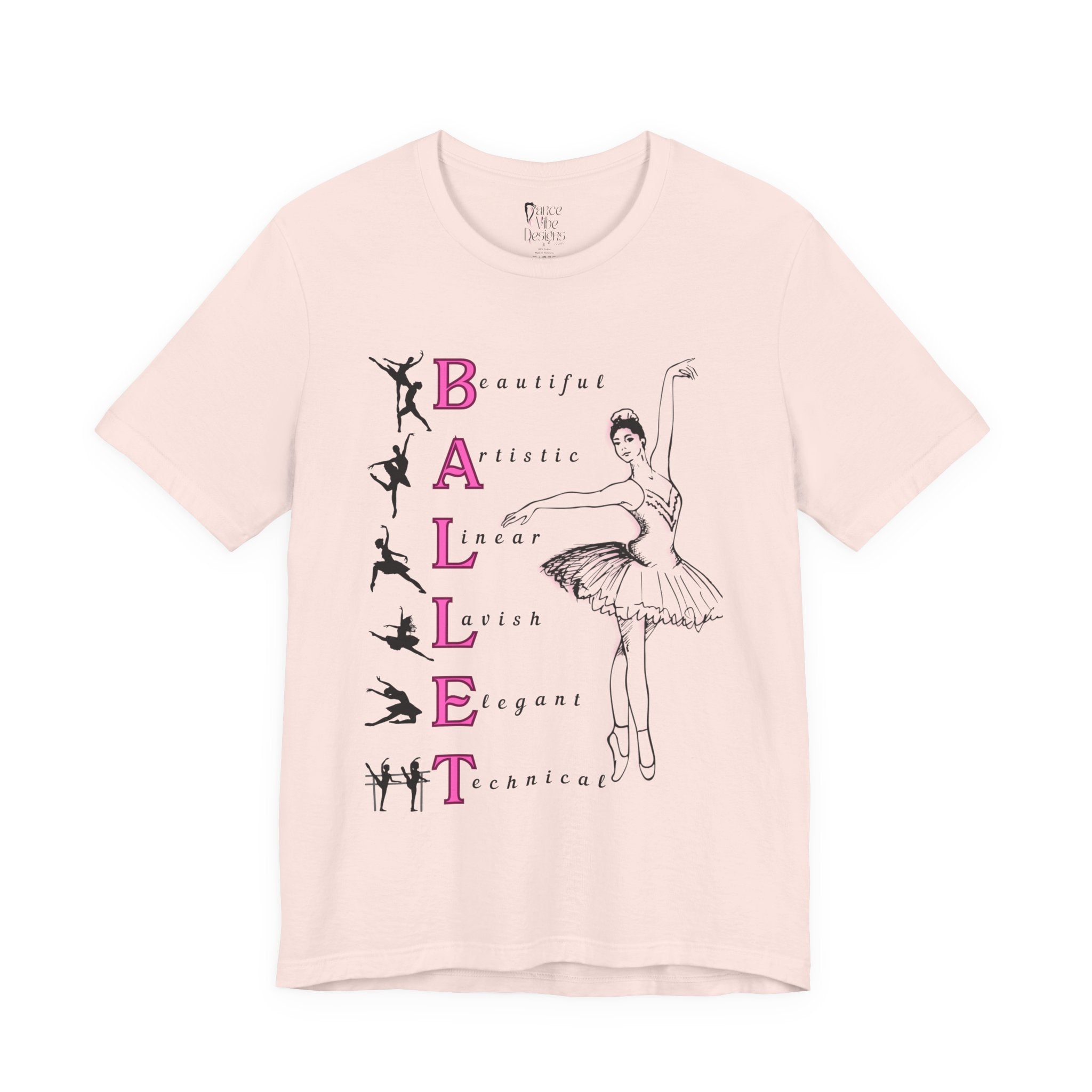 Adult Ballet Pointe Dance Graphic T-Shirt