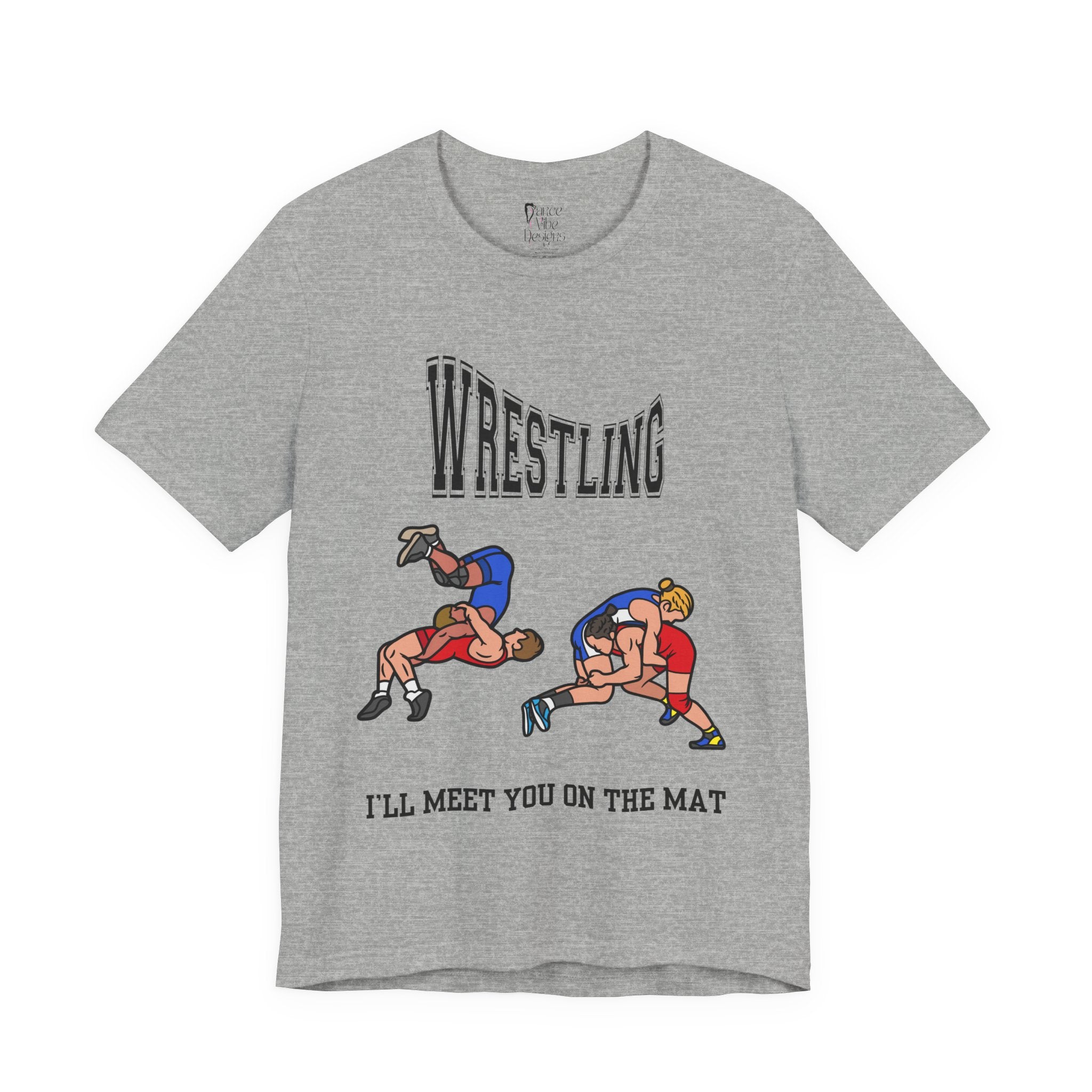 Adult Wrestling I'll Meet You On The Mat Graphic T-Shirt