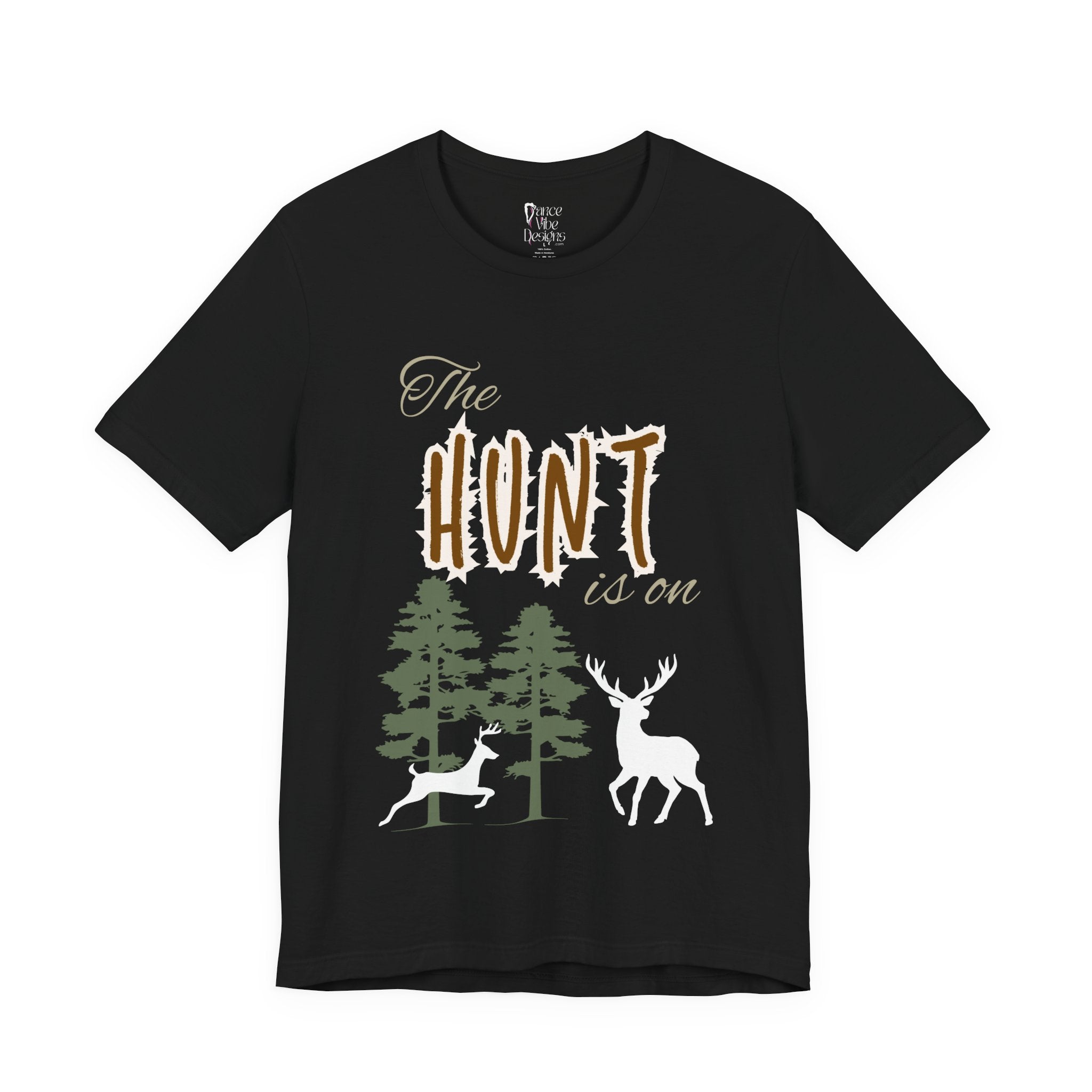 Adult Hunting The Hunt Is On Graphic T-Shirt