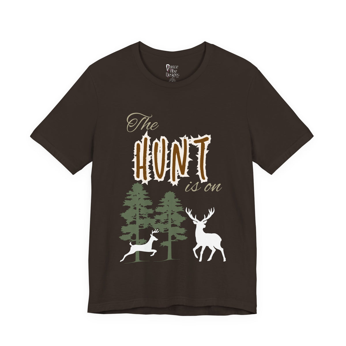 Adult Hunting The Hunt Is On Graphic T-Shirt
