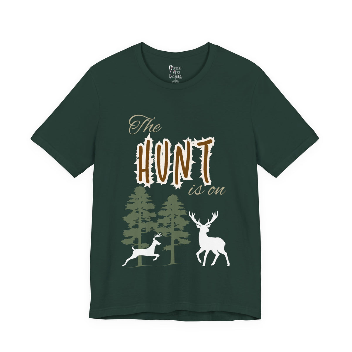 Adult Hunting The Hunt Is On Graphic T-Shirt