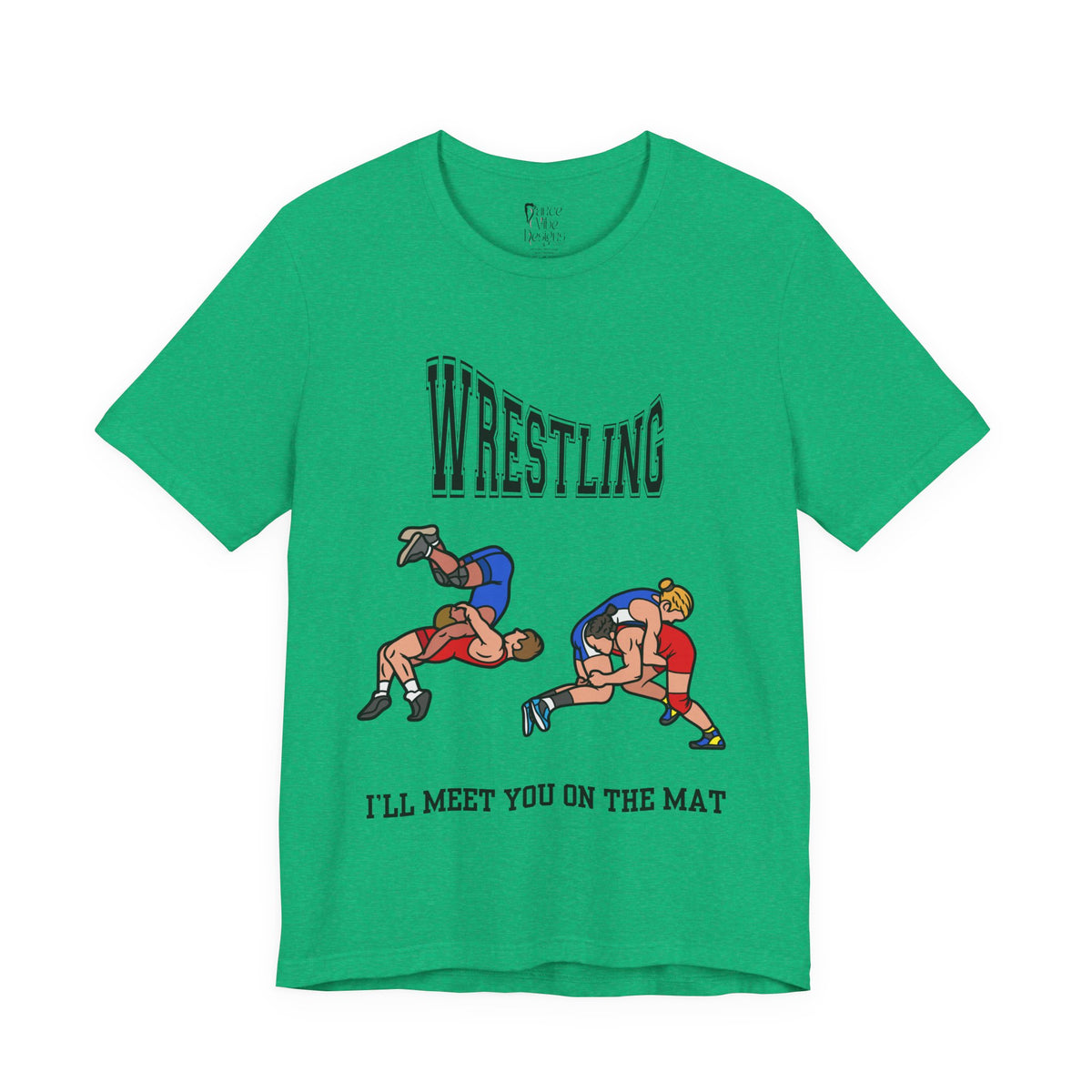 Adult Wrestling I'll Meet You On The Mat Graphic T-Shirt
