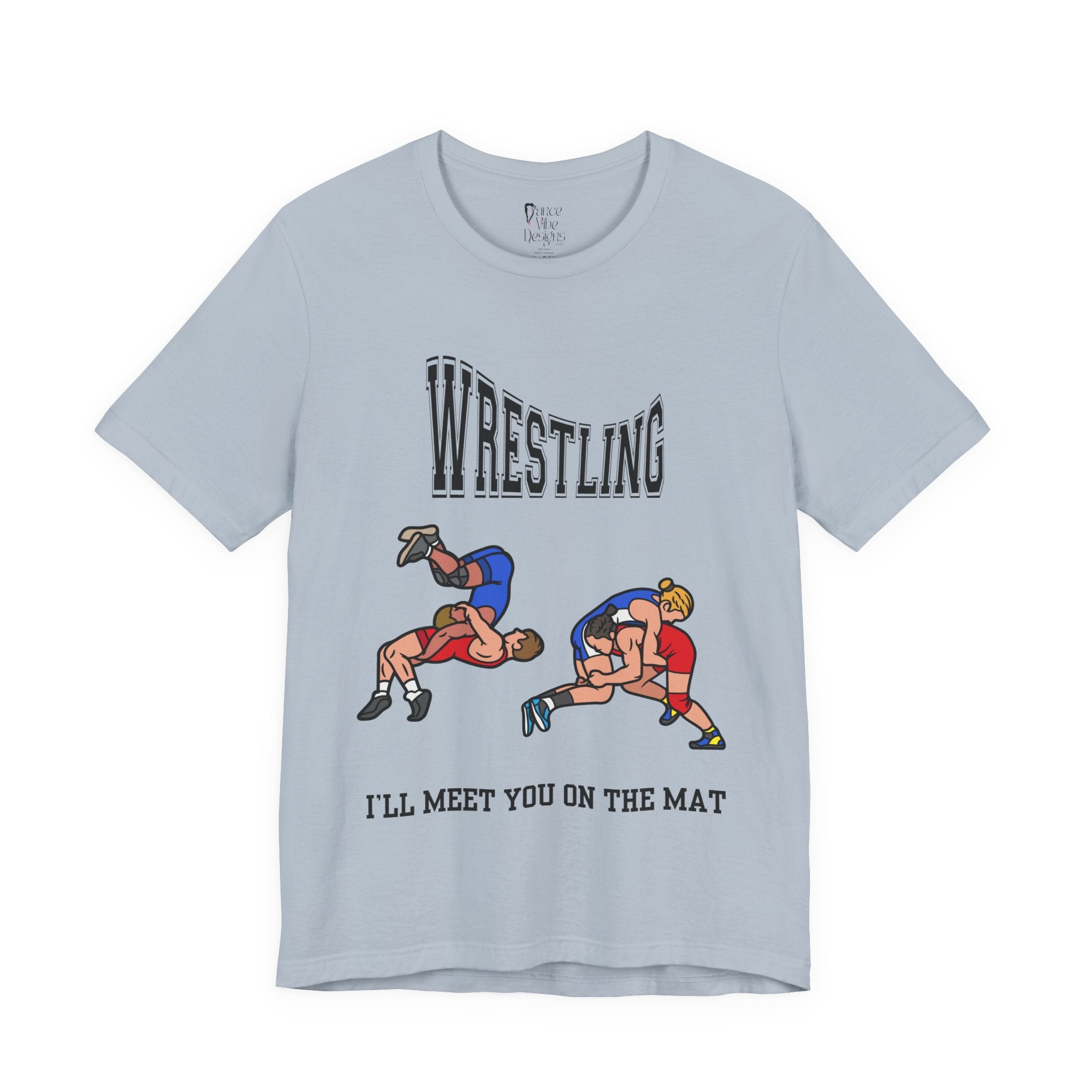 Adult Wrestling I'll Meet You On The Mat Graphic T-Shirt