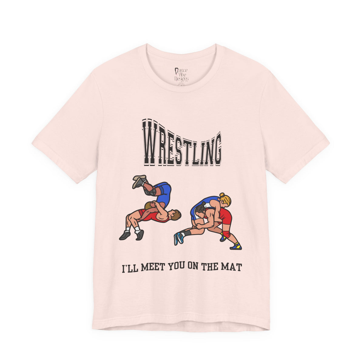Adult Wrestling I'll Meet You On The Mat Graphic T-Shirt