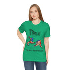 Adult Wrestling I'll Meet You On The Mat Graphic T-Shirt