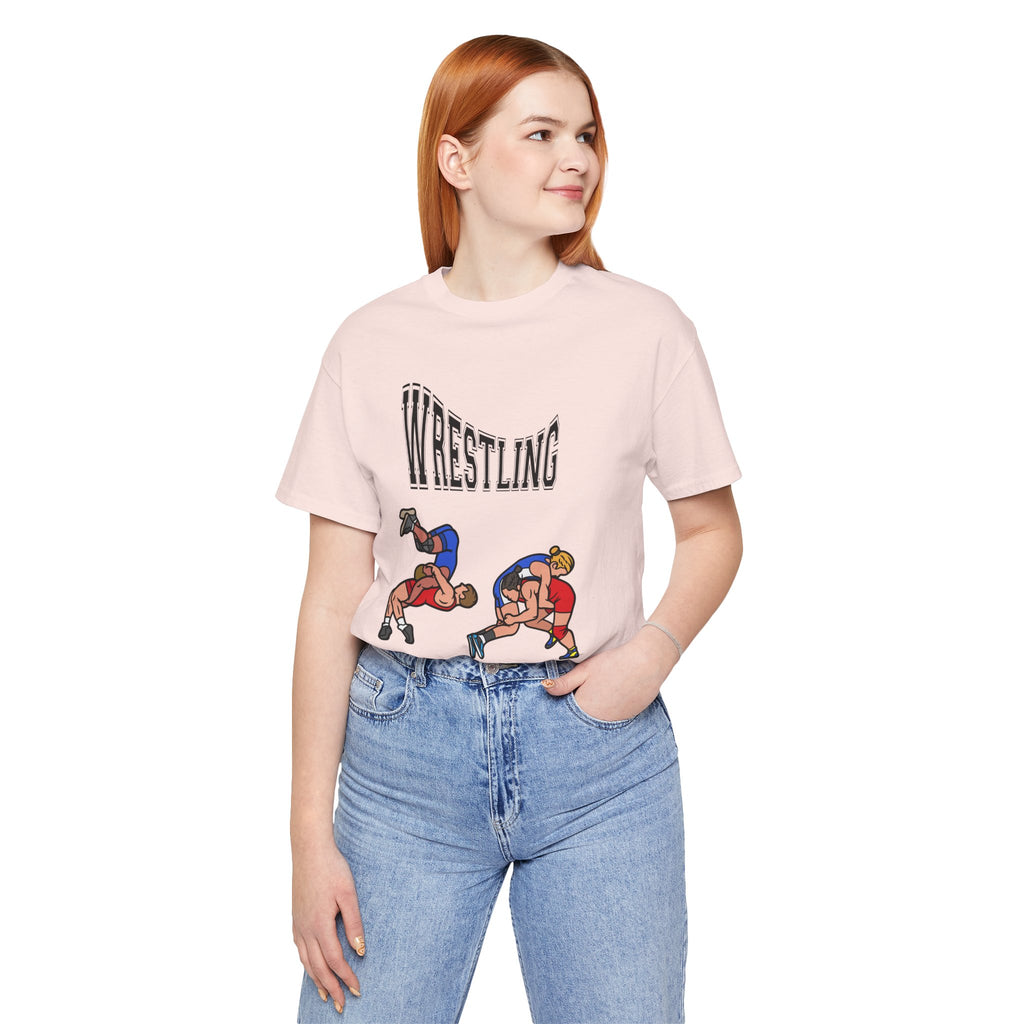Adult Wrestling I'll Meet You On The Mat Graphic T-Shirt